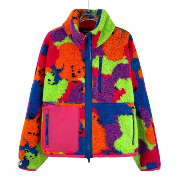 Canada Goose Multicolor Camo Sherpa Fleece Jacket XS - Picture 1 of 7